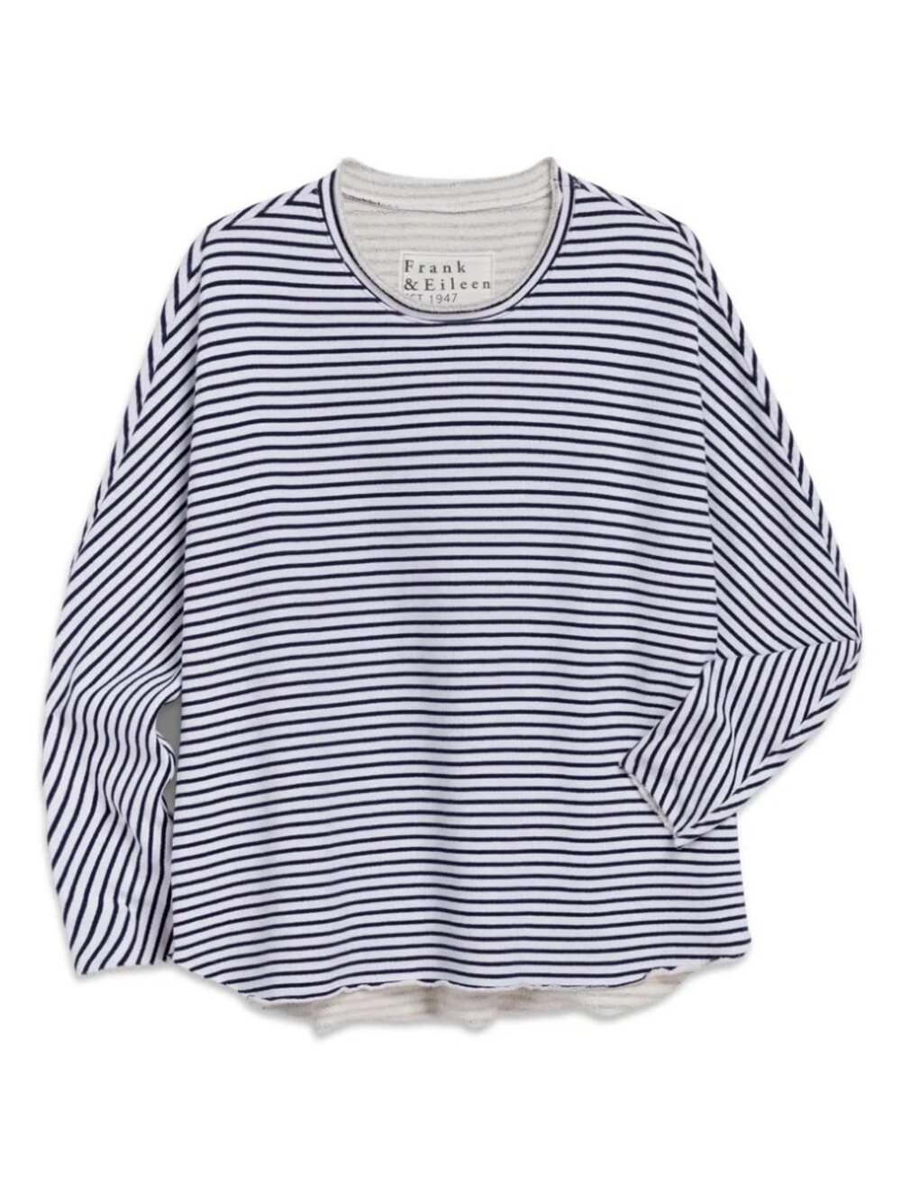 Frank & Eileen ANNA Navy French Stripe, Triple Fleece / S - Picture 4 of 6